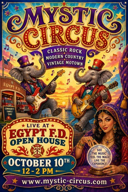 mystic circus at fairport fire department 10-10-2026